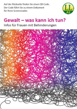 Broschüre - Gewalt-was kann ich tun?